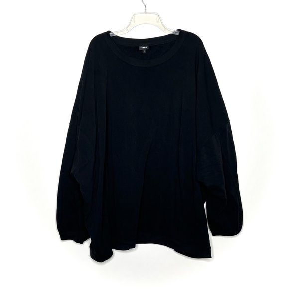 Torrid Overized Tunic Sweatshirt 4X Black - Picture 2 of 7